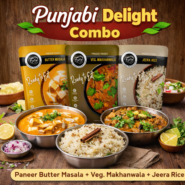 ๐ Punjabi Delight Combo (Paneer Butter Masala, Veg. Makhanwala, Jeera Rice)
