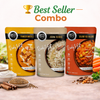 🔥 Best Seller Combo (Paneer Butter Masala, Jeera Rice, Gajar Ka Halwa)