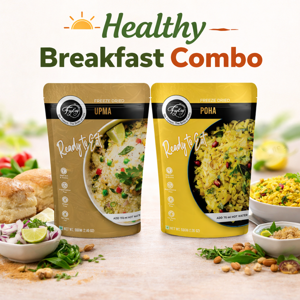 🌅 Healthy Breakfast Combo (Upma, Poha)