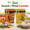 🍽️ Jain Snack + Meal Combo (Jain Pav Bhaji, Jain Dal Fry)